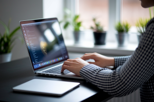 personne-bureau-moderne-ordinateur-plantes